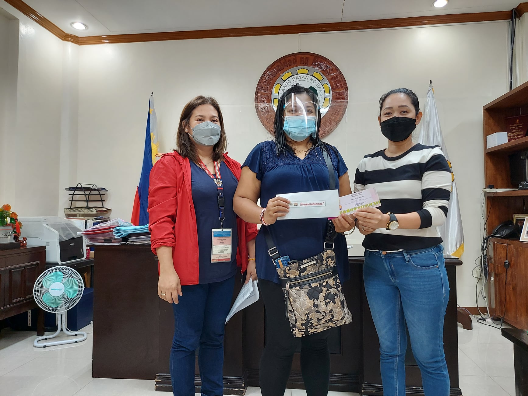 TOKEN OF APPRECIATION – Municipality Of Baras, Rizal Province